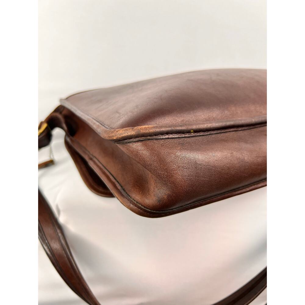 Vintage Coach Metropolitan Brief Bag Brown Leather Messenger Briefcase NYC Rare - Picture 13 of 16
